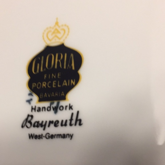 GLORIA fine porcelain Bavaria Bayreuth WestGermany - Picture 3 of 5